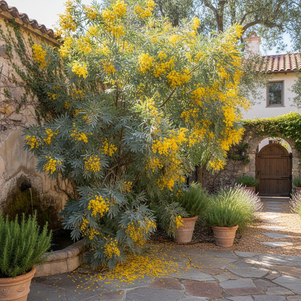 Silberakazie (Acacia dealbata)