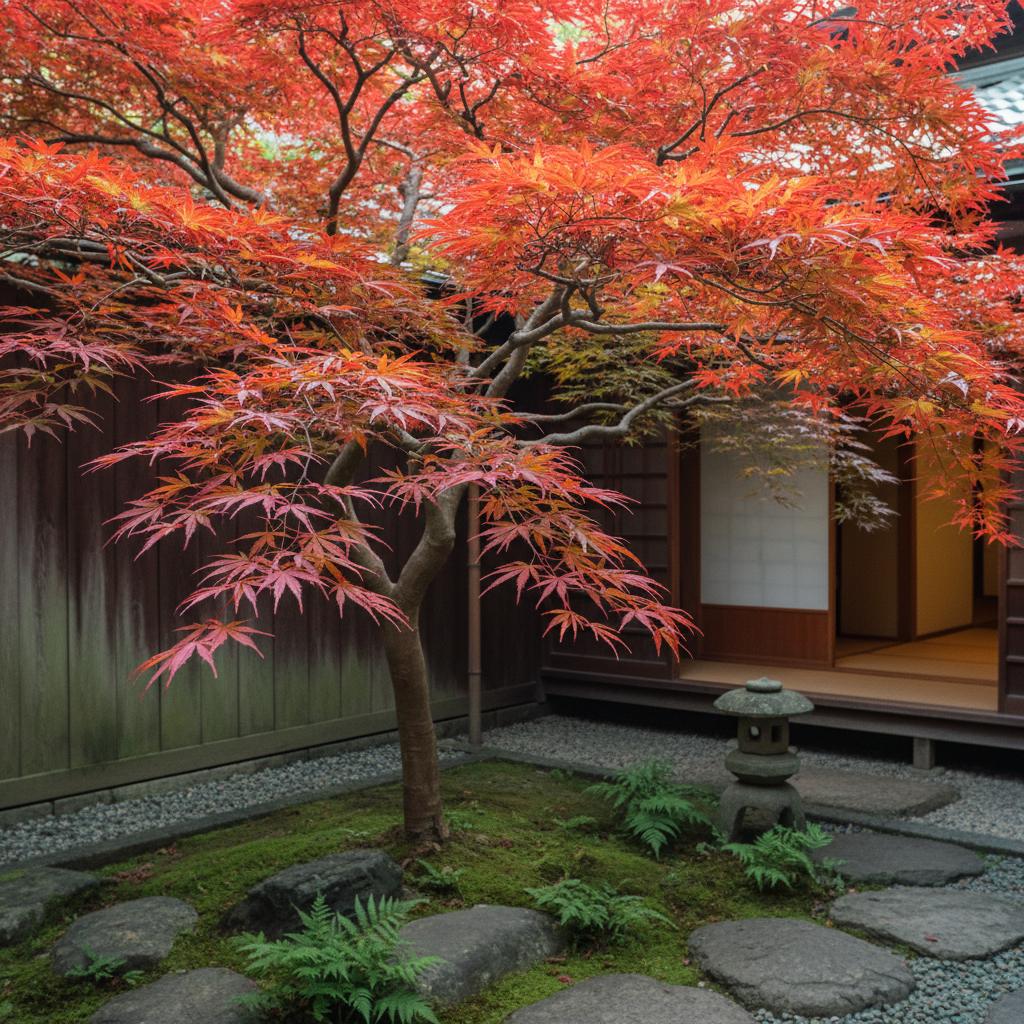 Japanischer Ahorn 'Red Flash' (Acer palmatum 'Red Flash')