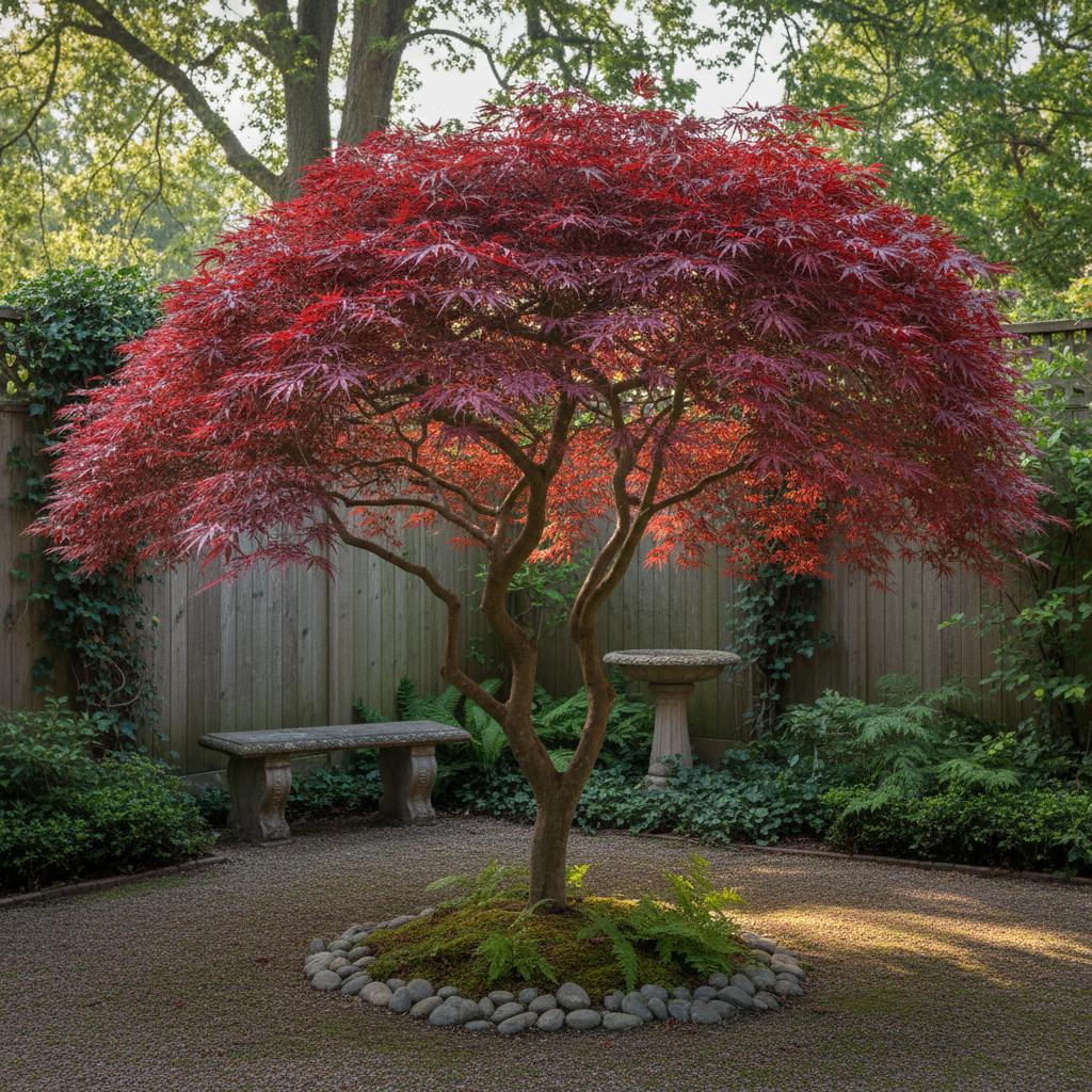 Japanischer Ahorn 'Rhode Island Red' (Acer palmatum 'Rhode Island Red')