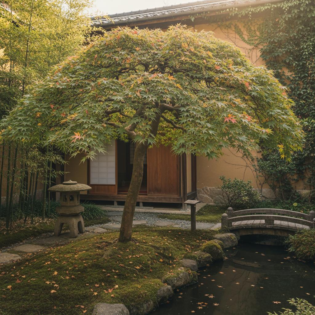 Fünfblättriger Ahorn (Acer pentaphyllum)