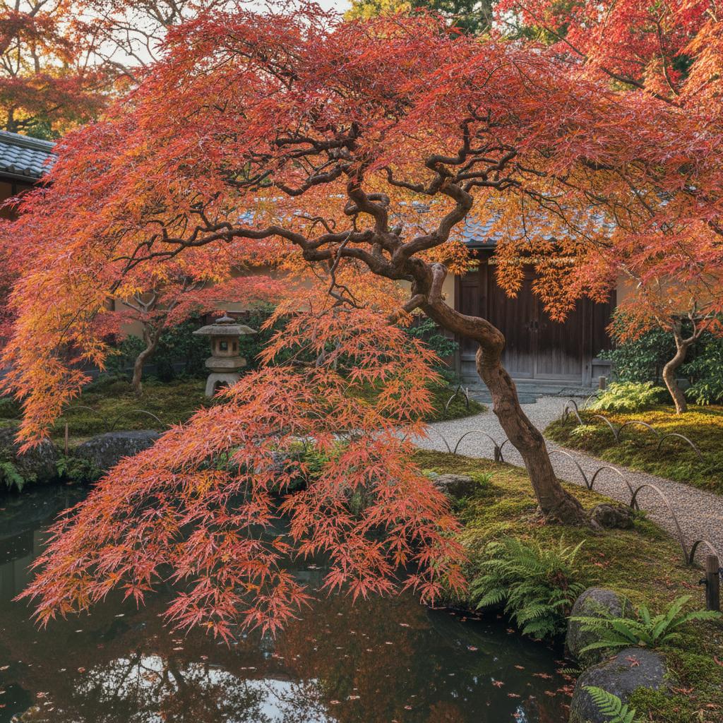 Spaltblättriges Fächerahorn (Acer palmatum var. dissectum)