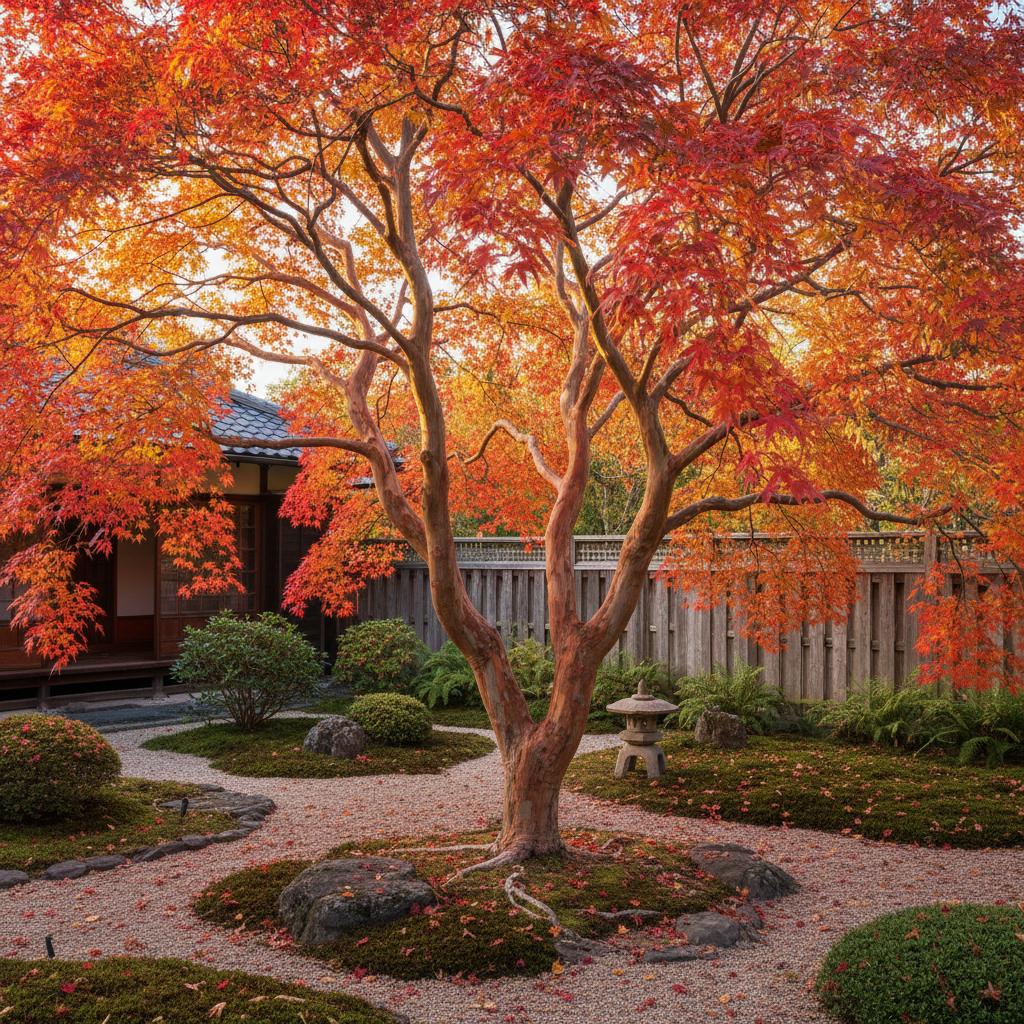 Drei Blüten Ahorn (Acer triflorum)