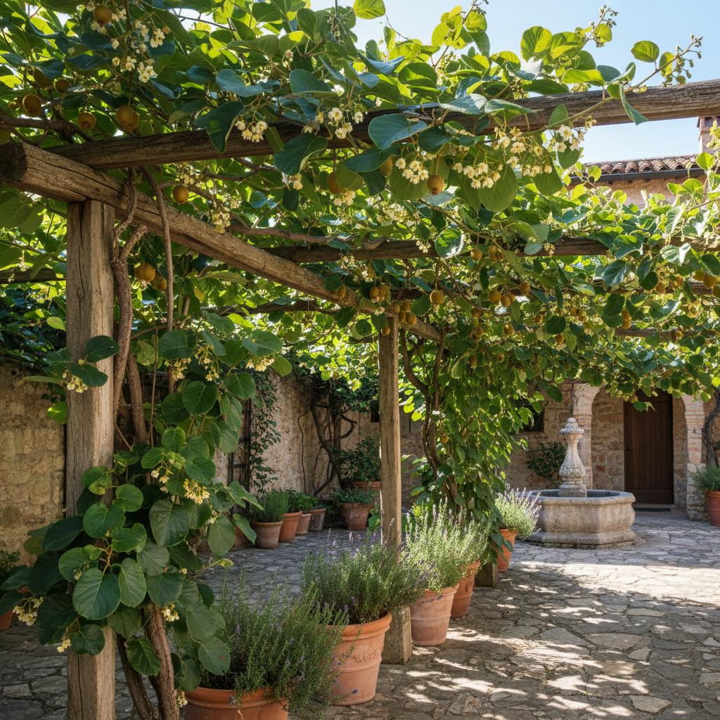 Kiwipflanze (Actinidia deliciosa)