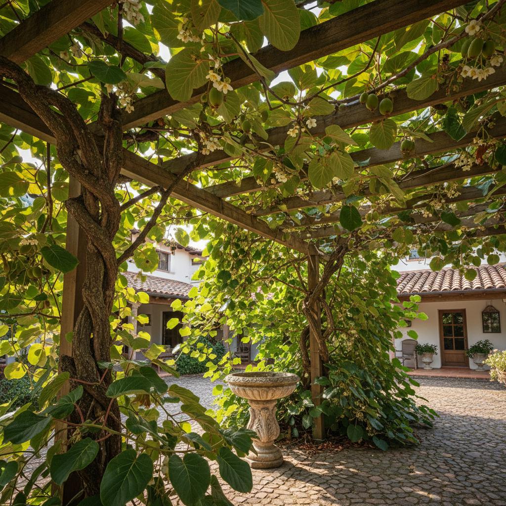 Kiwistrauch (Actinidia chinensis)