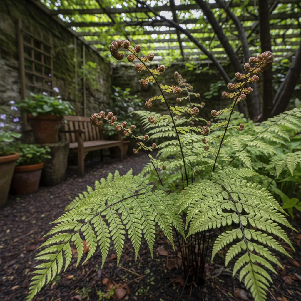 Aleutisches Frauenhaarfarn (Adiantum aleuticum)