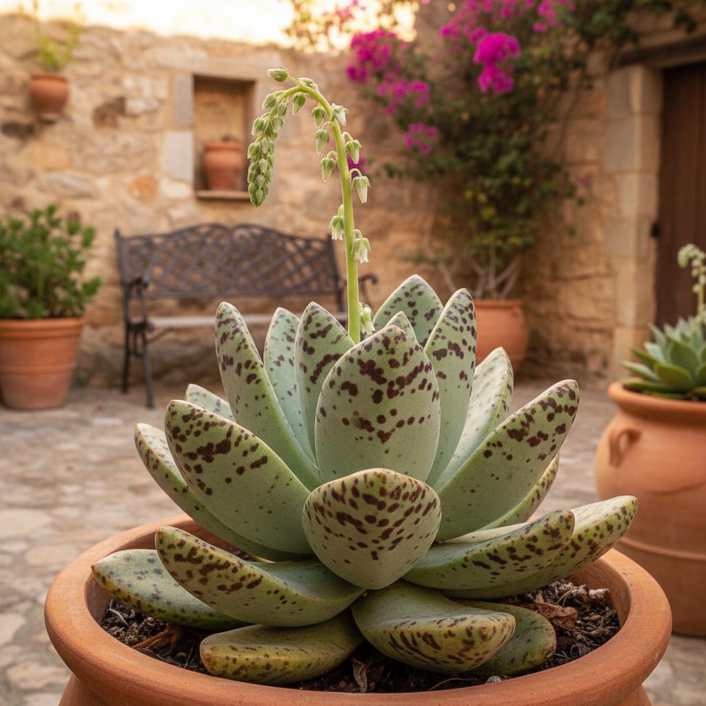 Schokoladenblättchen (Adromischus maculatus)