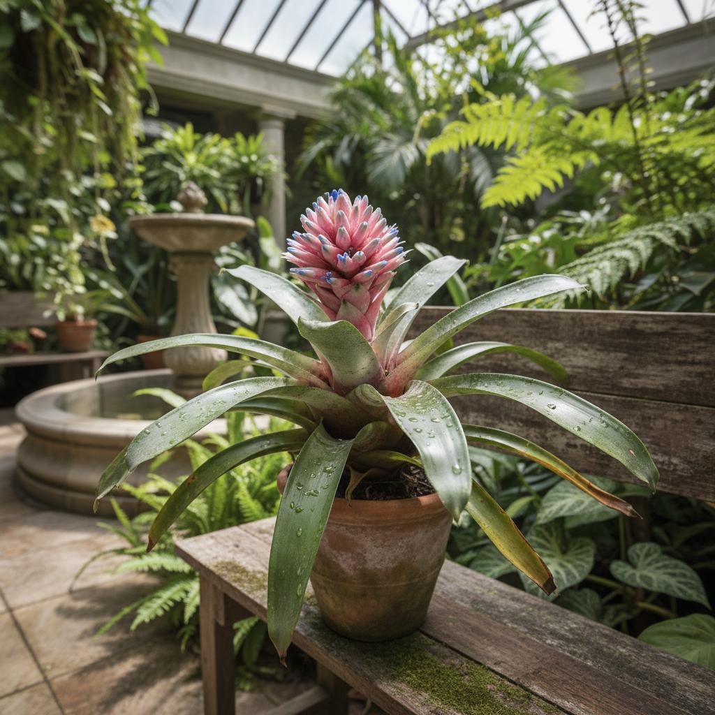 Silbervase (Aechmea fasciata 'Primera')