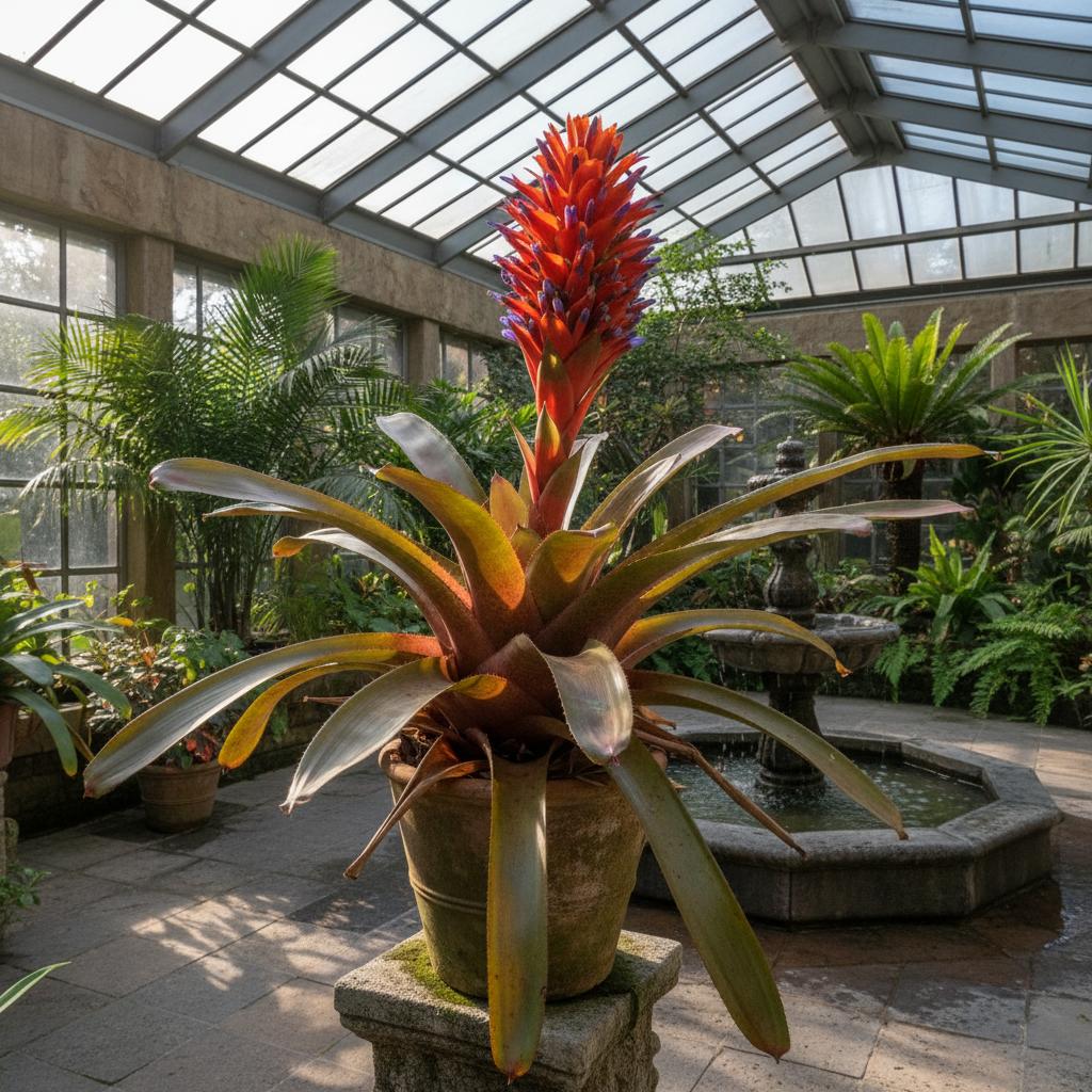 Blattbromelie (Aechmea bromeliifolia)