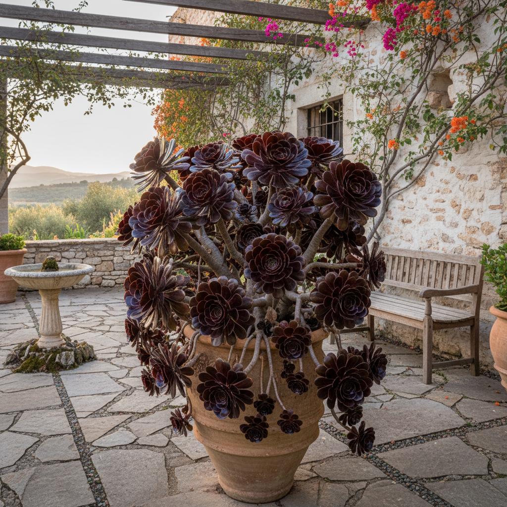 Aeoniumbaum (Aeonium arboreum)