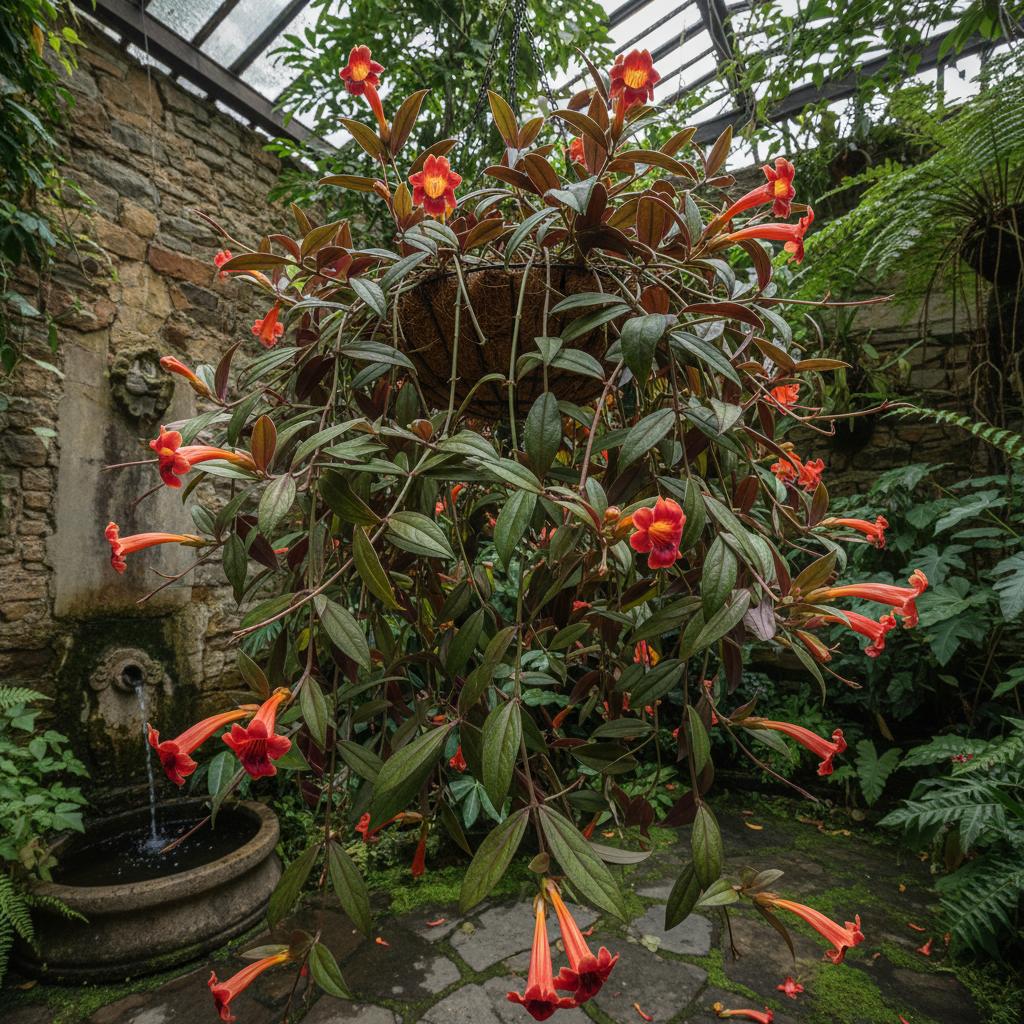 Lippenstiftpflanze (Aeschynanthus longicaulis)