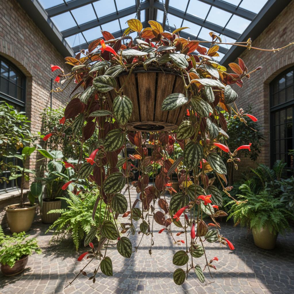 Marmorierter Lipströschen (Aeschynanthus marmoratus)