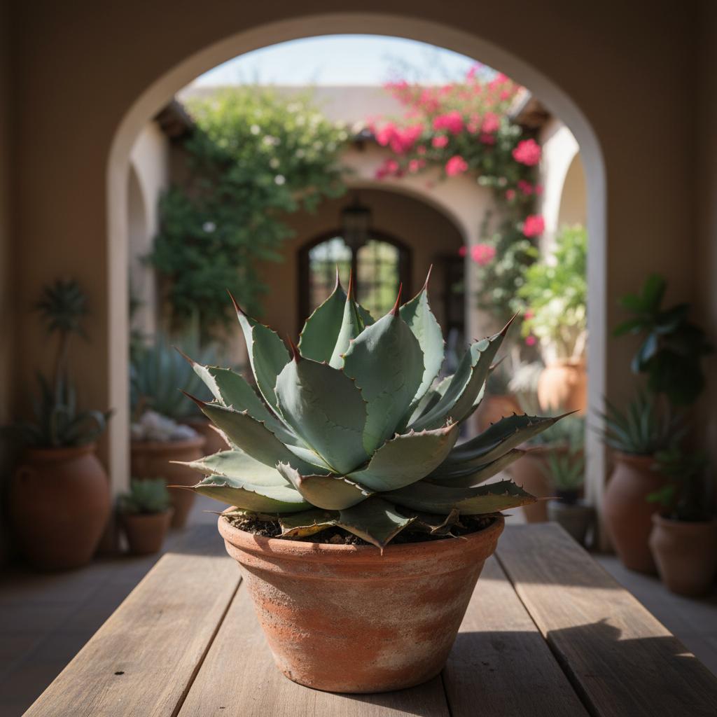 Zwergschmetterlingsagave (Agave isthmensis)