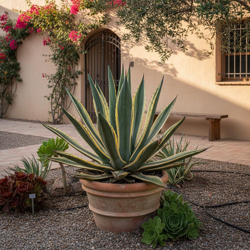 Weißrand-Agave 'Cream Spike' (Agave applanata 'Cream Spike')