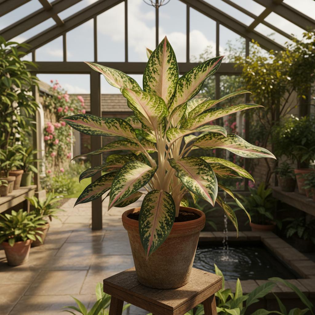 Aglaonema 'Butterfly' (Schmetterling-Aglaonema) (Aglaonema 'Butterfly')