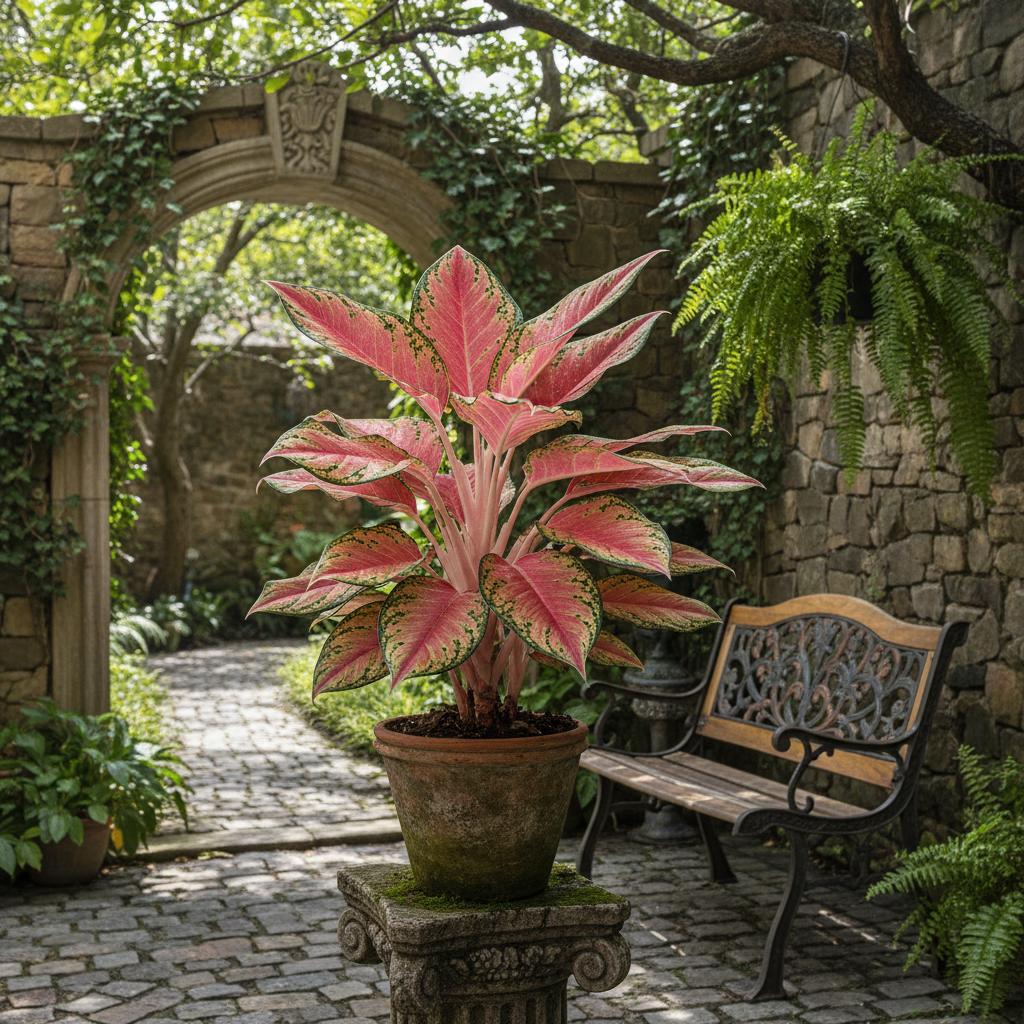 Roter Pfau-Aglaonema (Aglaonema 'Red Peacock')