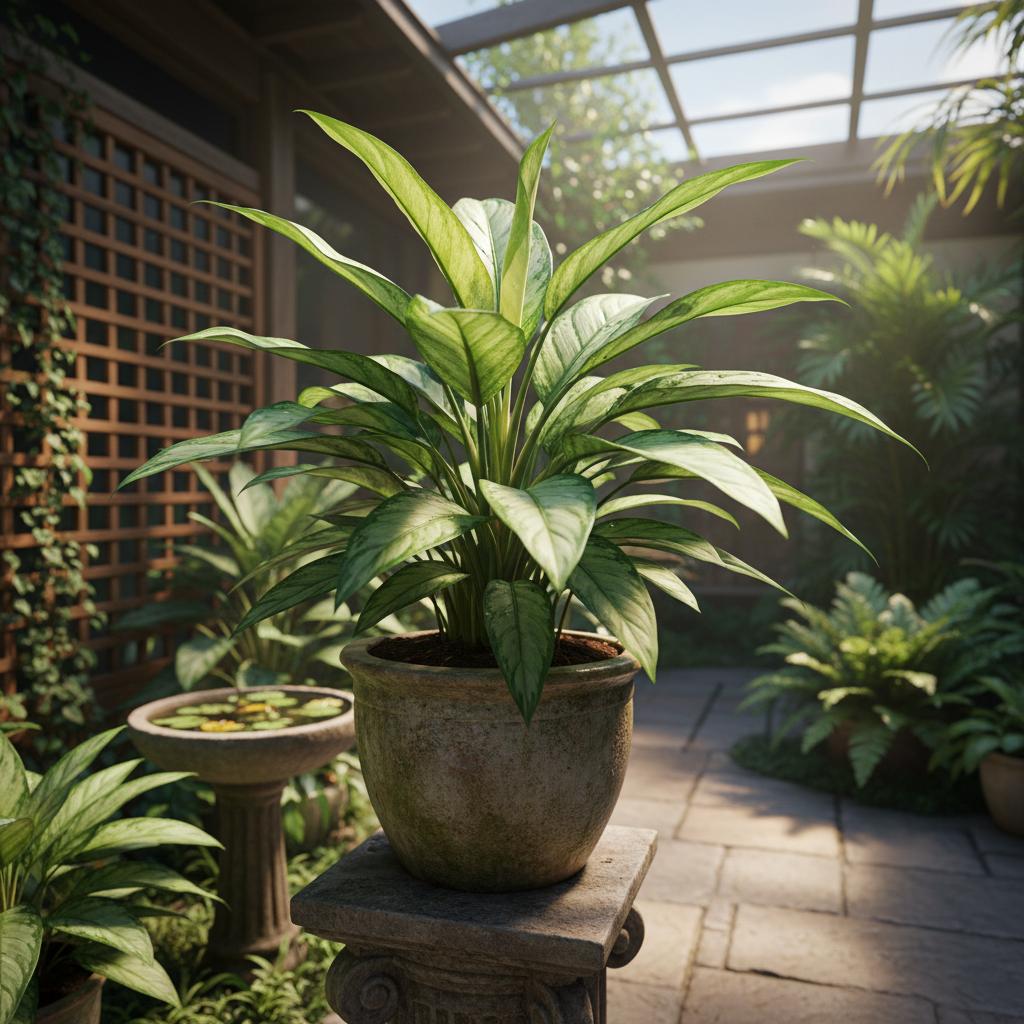 Silber-Bay Aglaoneme (Aglaonema 'Silver Bay')