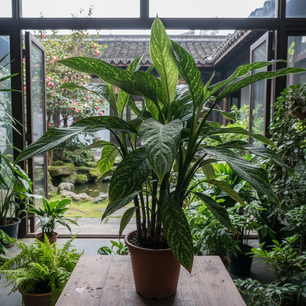 Chinesische Grünlilie (Aglaonema modestum)