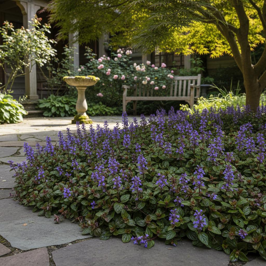 Schöllkraut 'Chocolate Chip' (Ajuga reptans 'Chocolate Chip')
