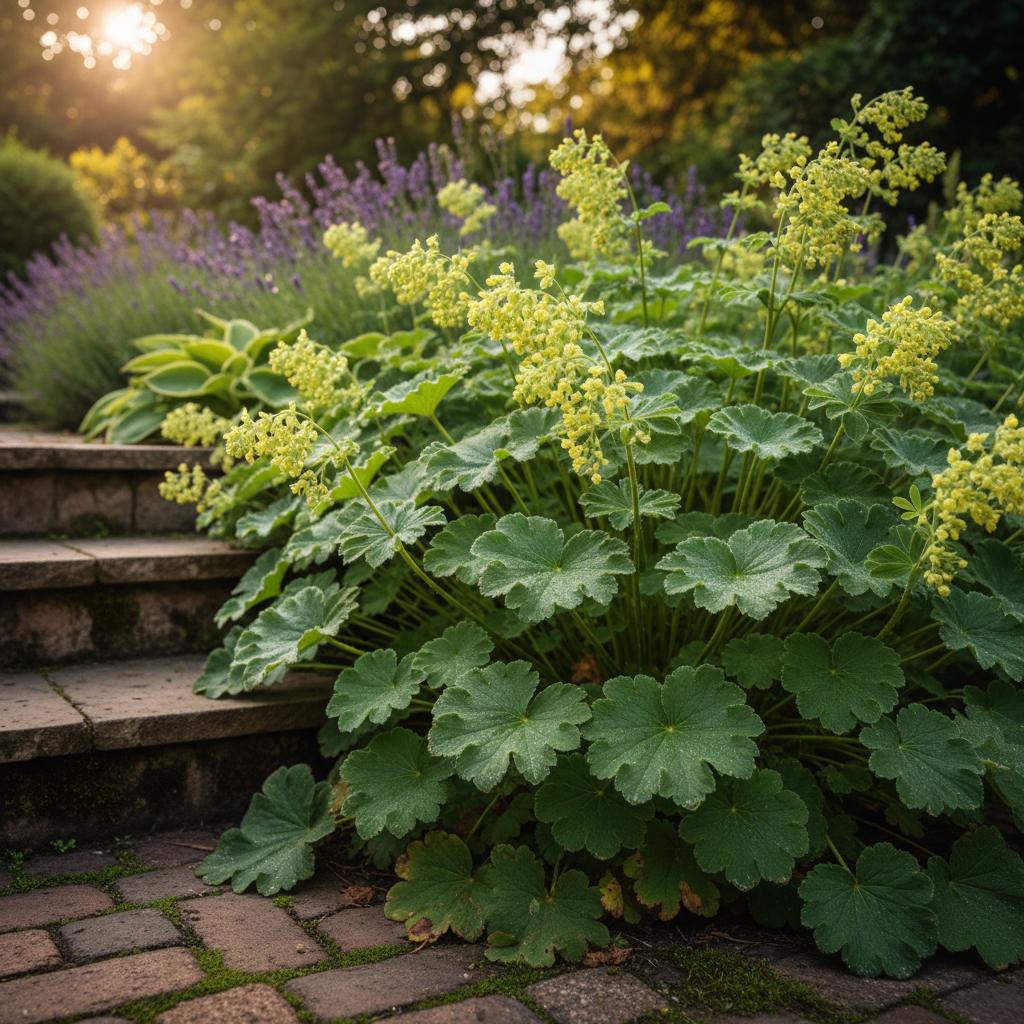 Frauenmantel (Alchemilla mollis)