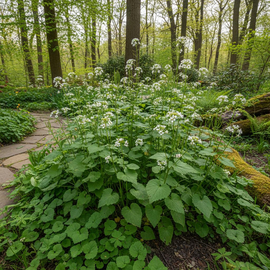 Knoblauchsrauke (Alliaria petiolata)