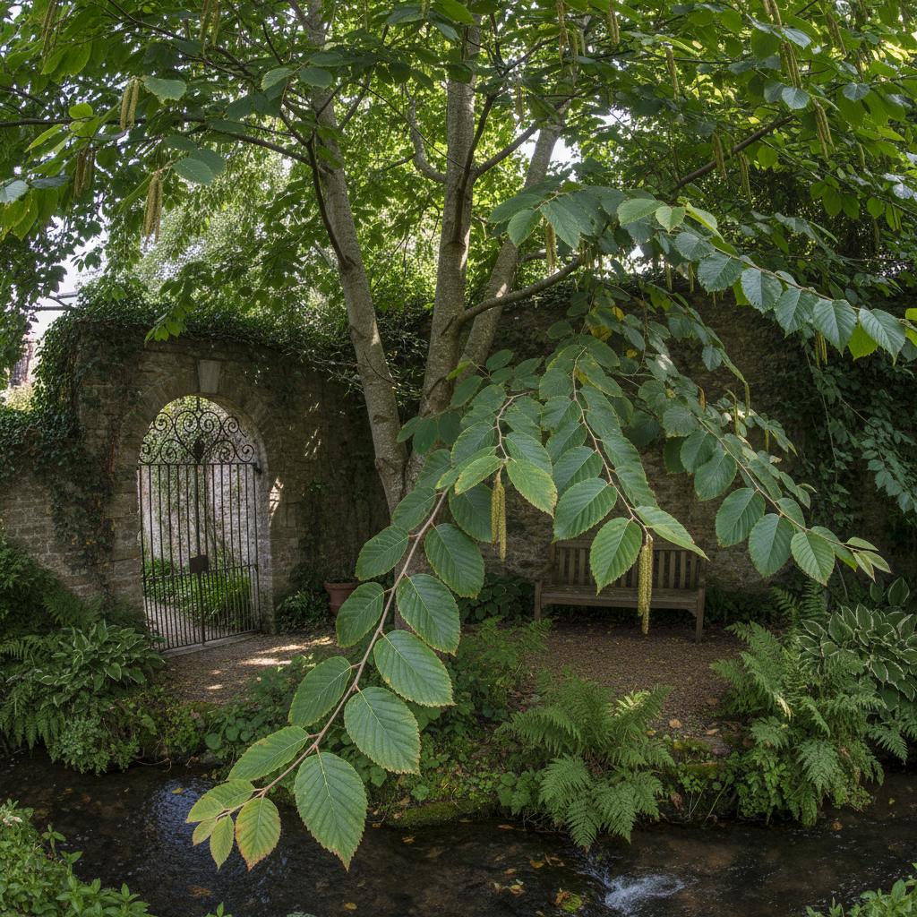 Gewöhnliche Sumpf-Erle (Alnus serrulata)