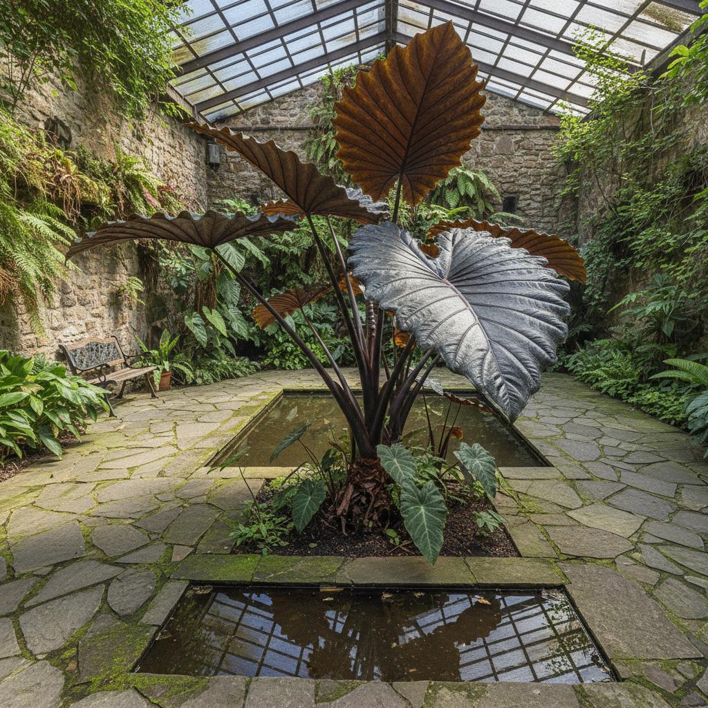 Alocasia 'Dark Star' (Dunkle Alokasie) (Alocasia 'Dark Star')