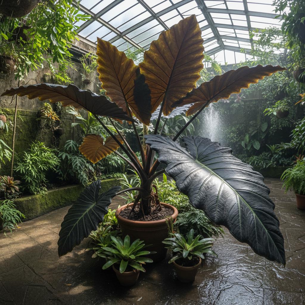 Yucatan-Prinzess-Alokasie (Alocasia sarawakensis 'Yucatan Princess')