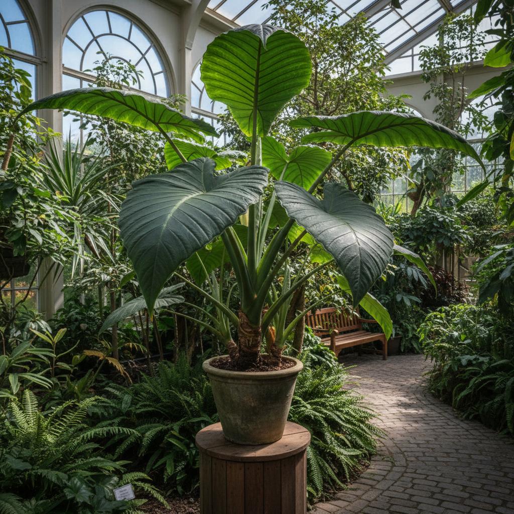 Stachelrochen-Alokasie (Alocasia macrorrhizos 'Stingray')