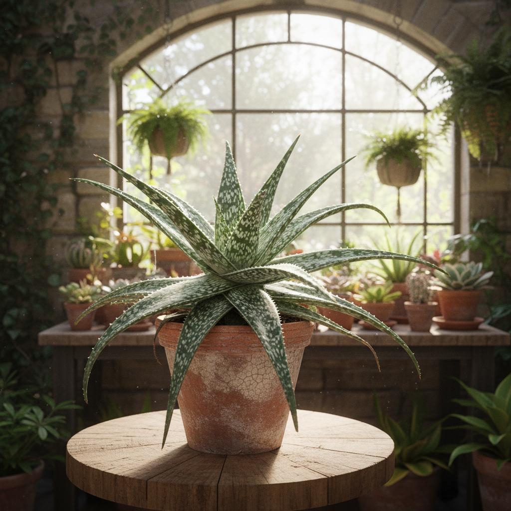 Aloe 'White Fox' (Weißer Fuchs) (Aloe 'White Fox')