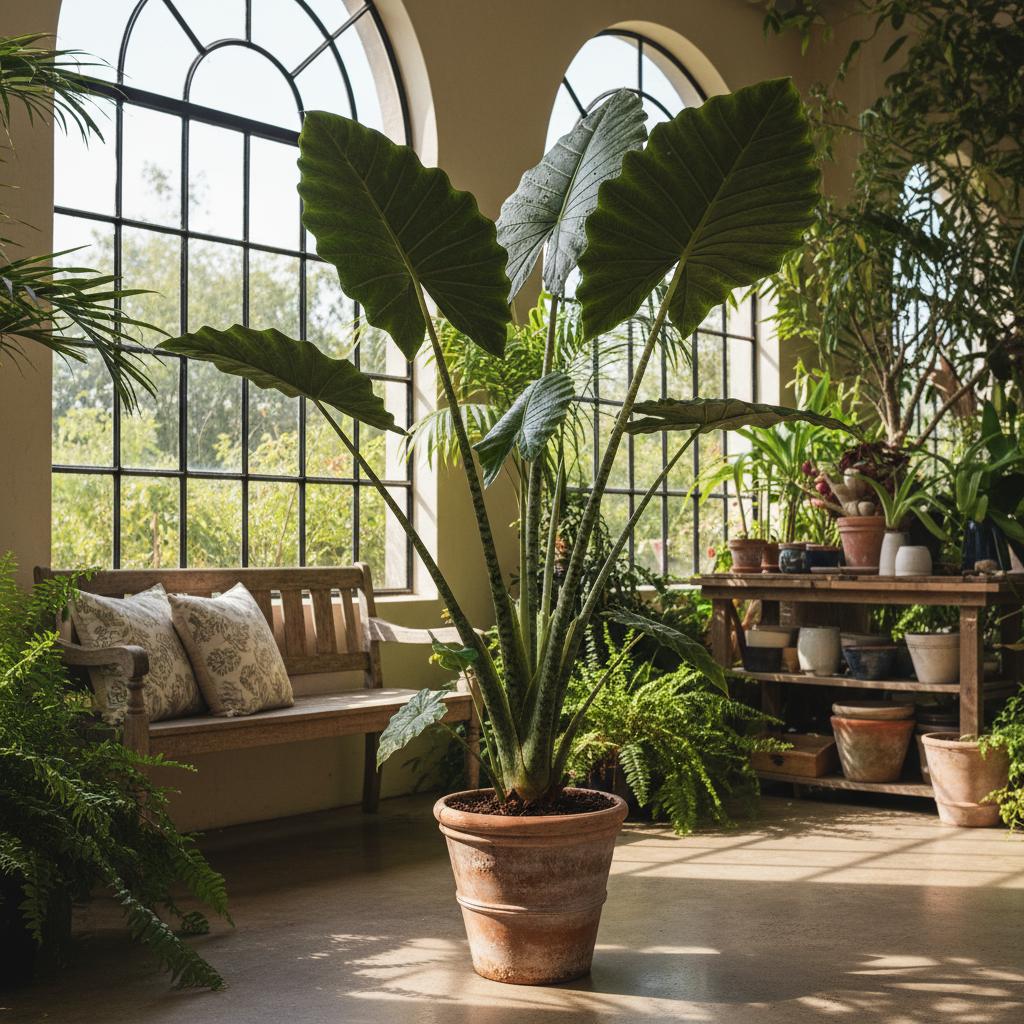 Zebra-Alocasia (Alocasia zebrina)