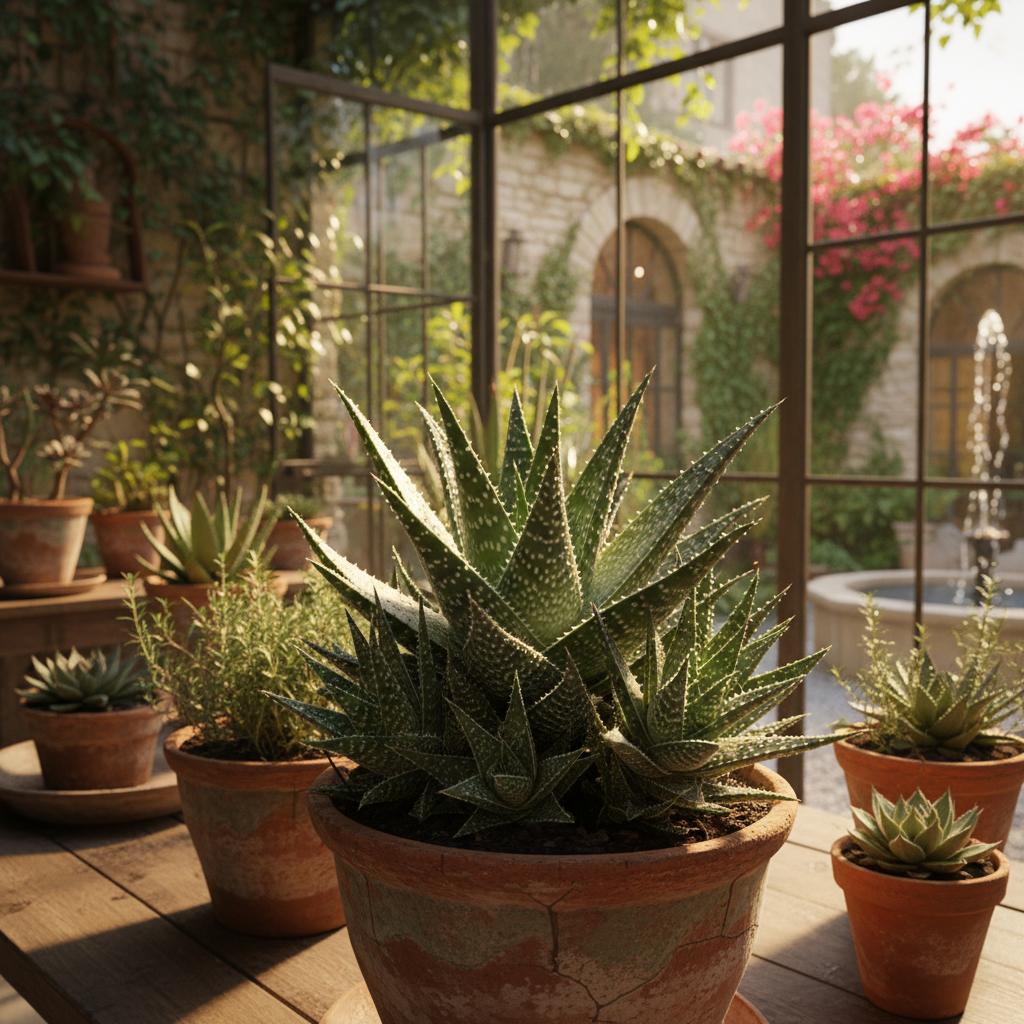 Zahn-Aloe (Aloe aristata)