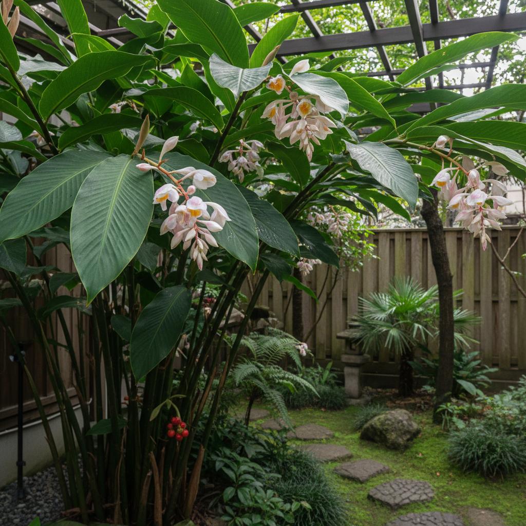 Schmetterlingsingwer (Alpinia zerumbet)