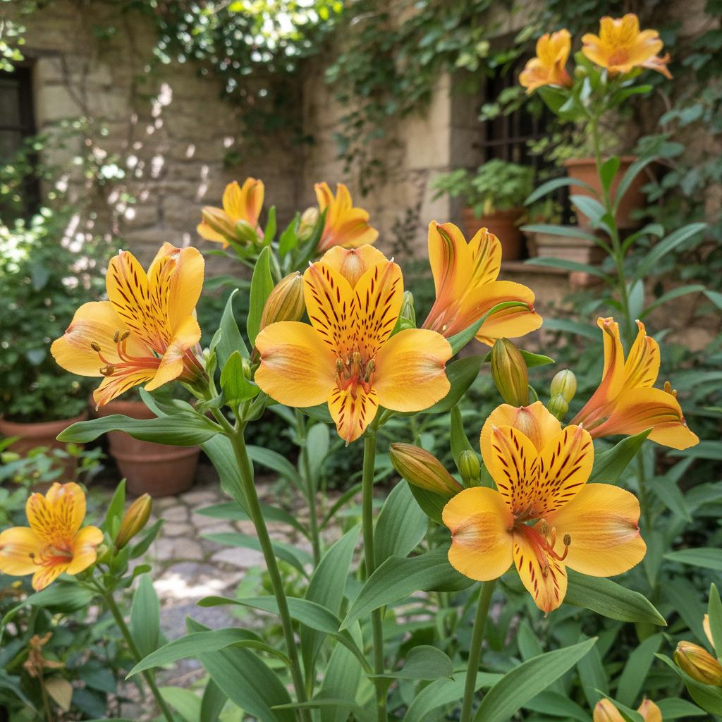 Goldene Inkalilie (Alstroemeria aurea)