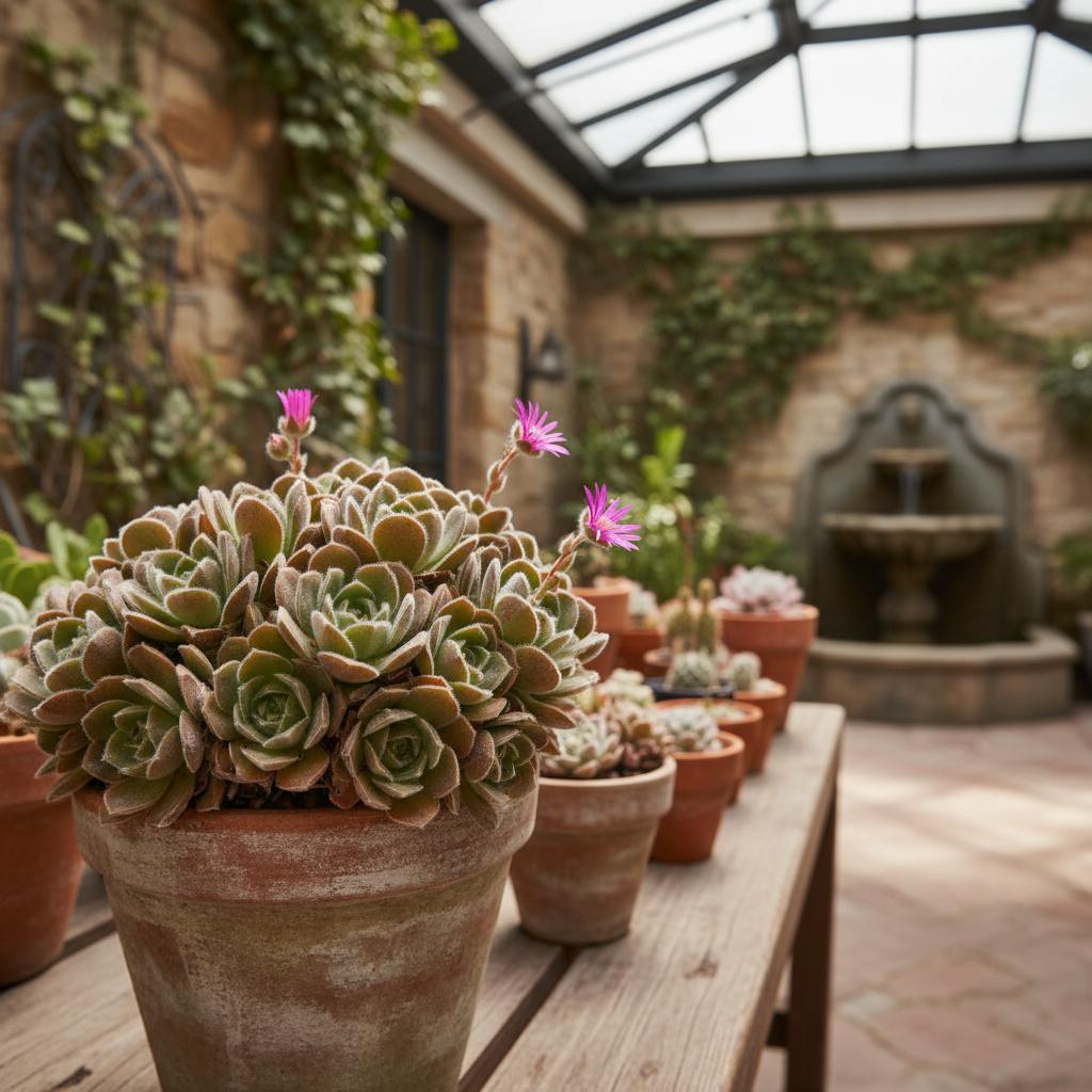 Rosenklee-Sukkulent (Anacampseros telephiastrum)