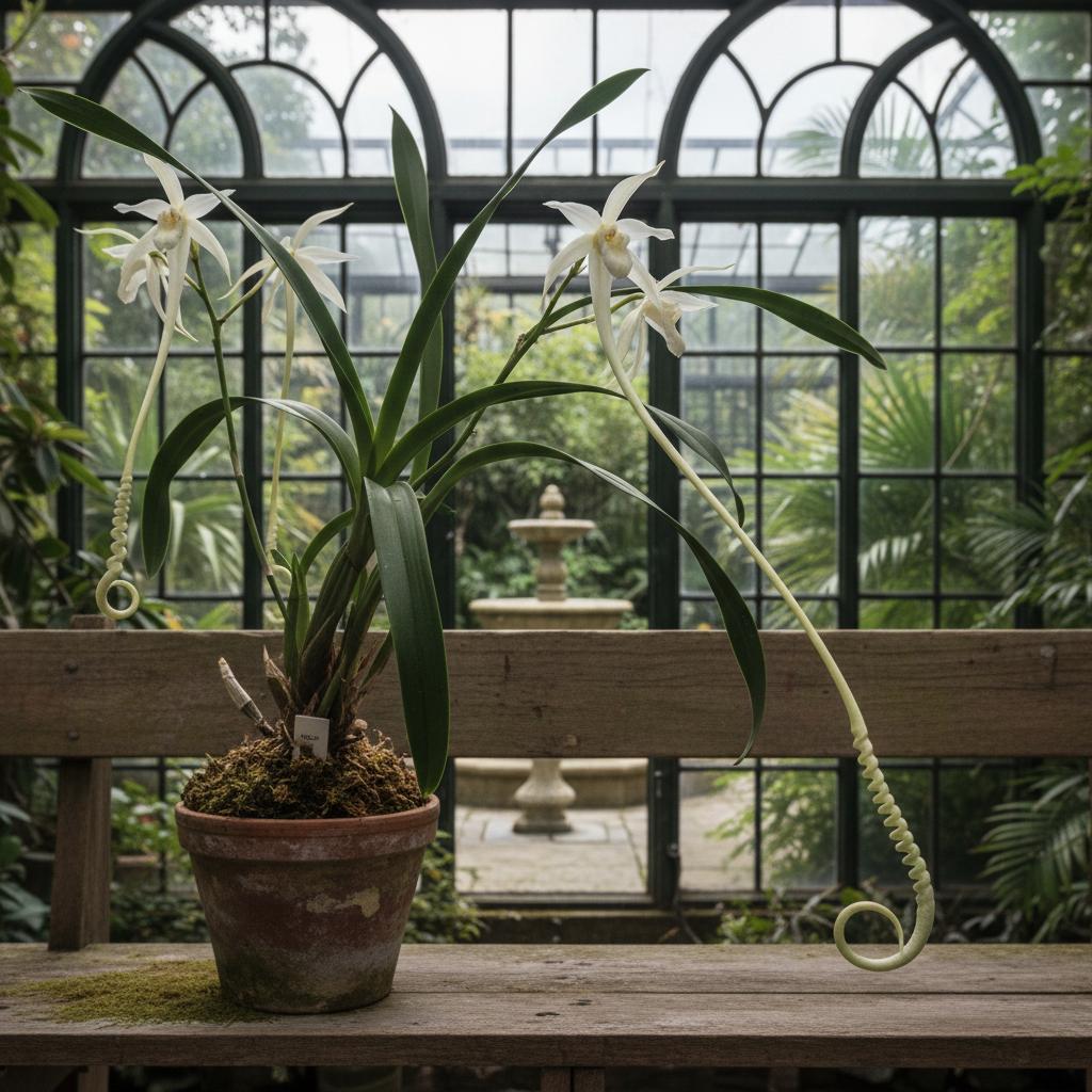 Darwin-Riesenangrekum (Angraecum sesquipedale)