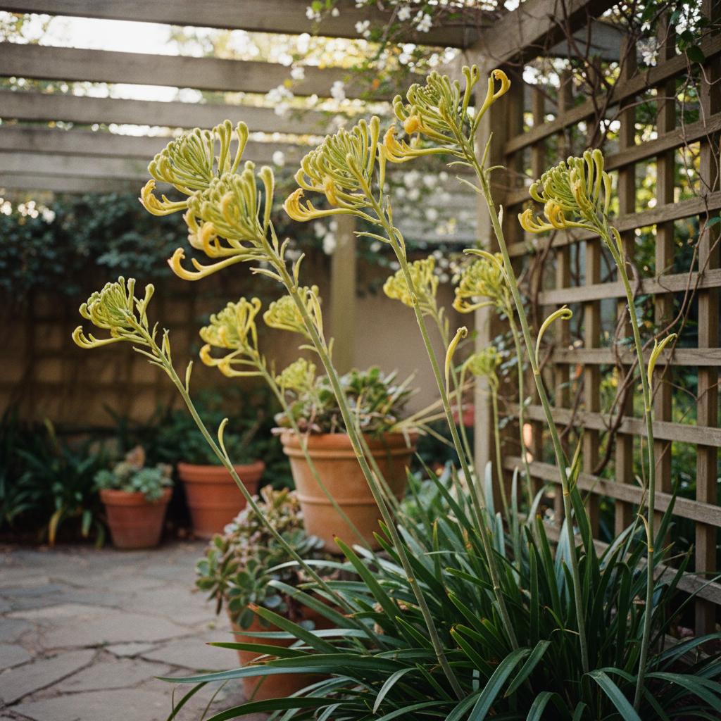 Gelbe Känguru-Pfote (Anigozanthos flavidus)