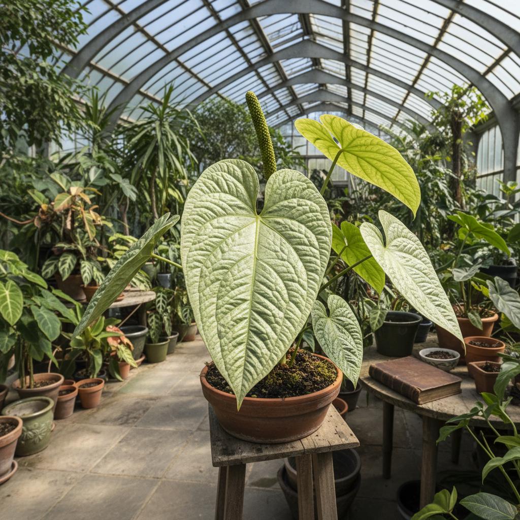 Weißgrüner Anthurium (Anthurium albovirescens)
