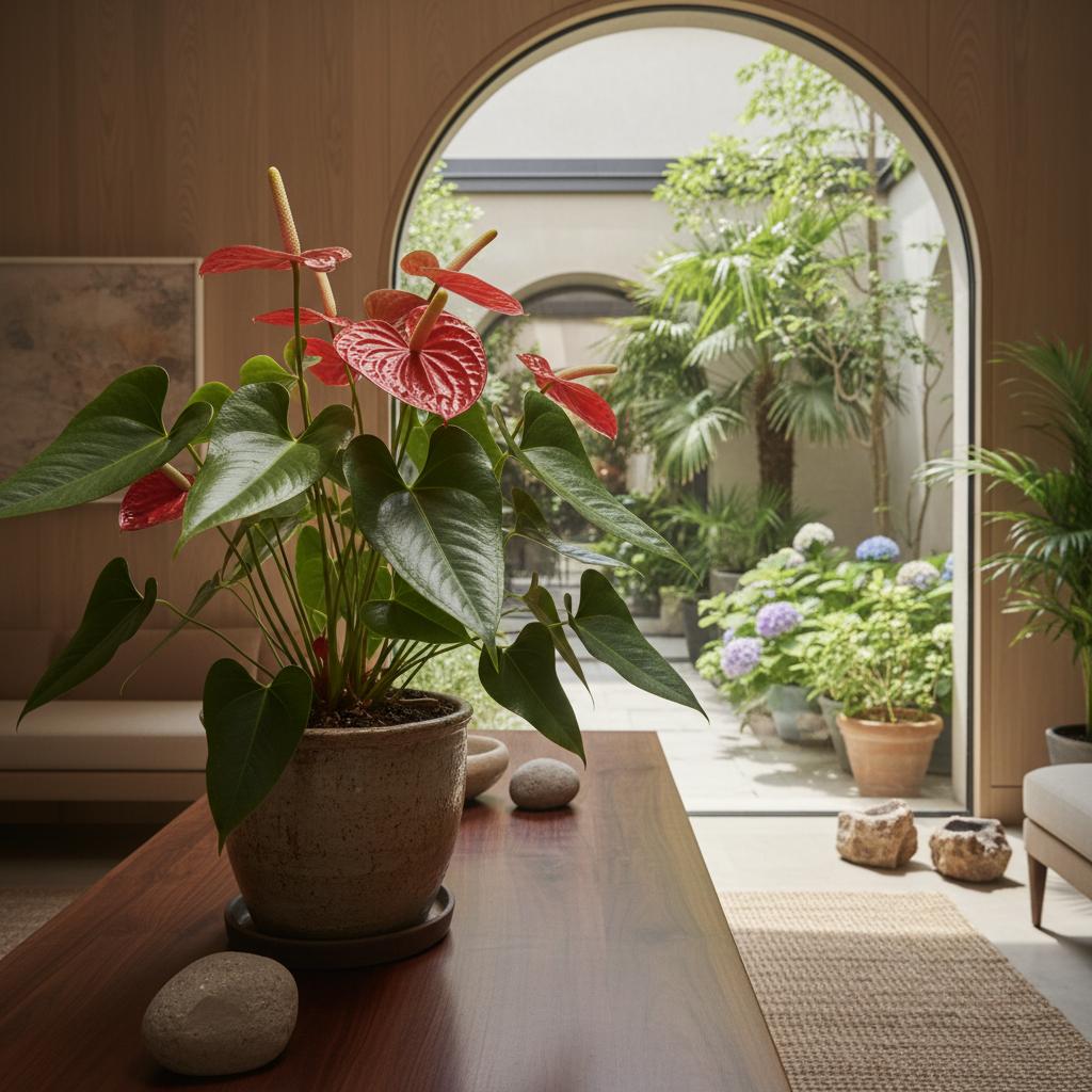 Flamingoblume (Anthurium andreanum)