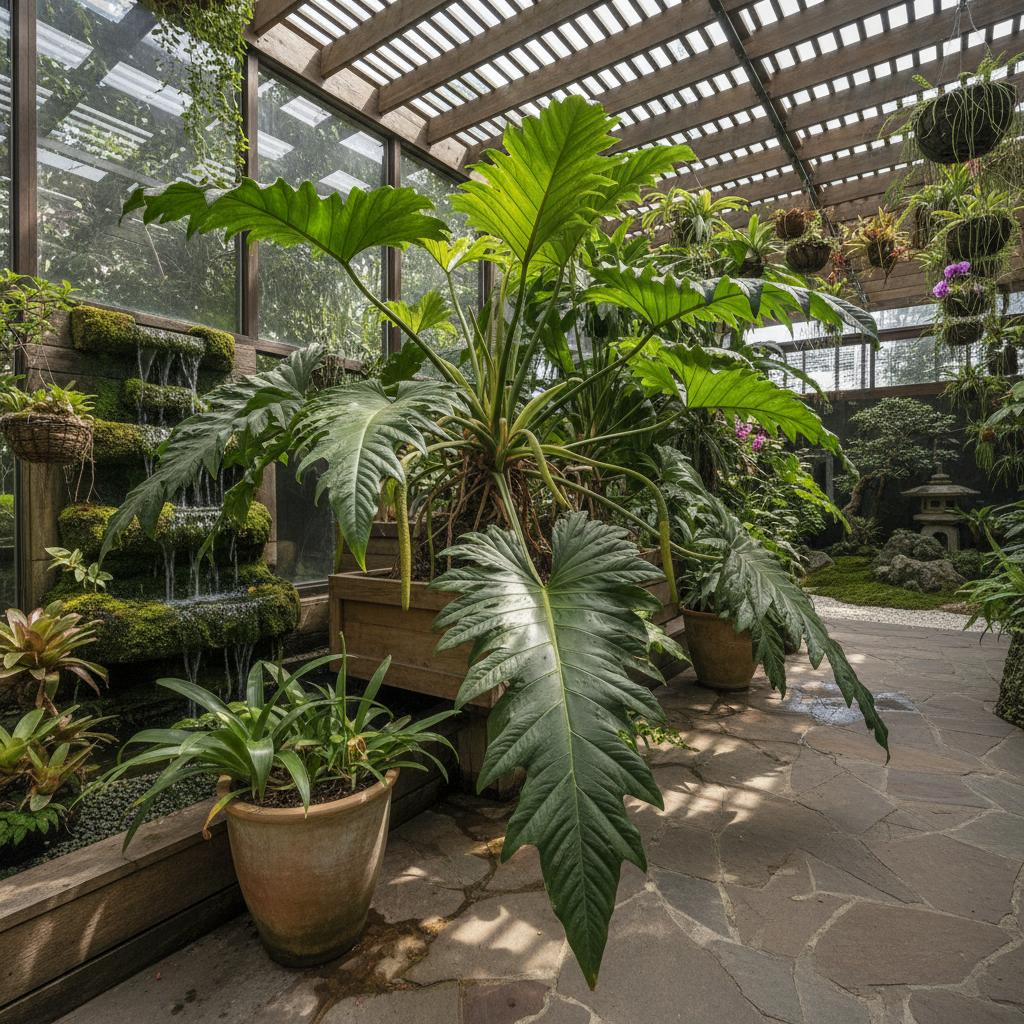 Großblättriges Flamingoblatt (Anthuri­um schlechtendalii)