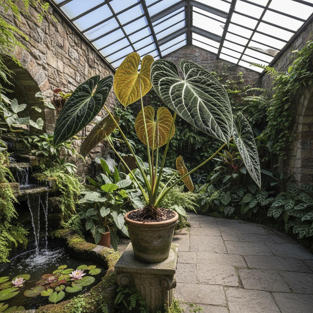 Kristall-Anthurie (Anthurium crystallinum)