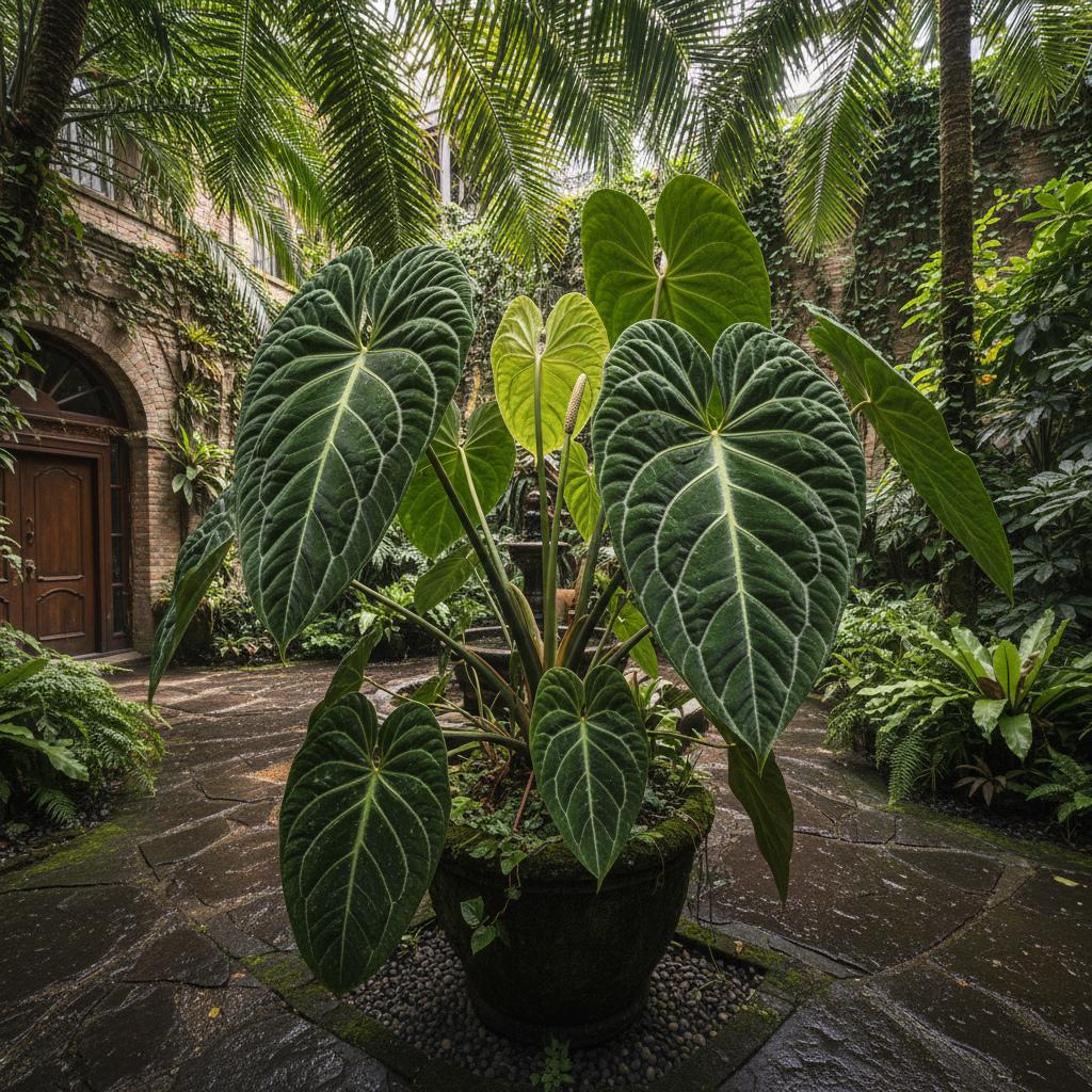 Herzblatt-Anthurie (Anthuri­um clarinervium)