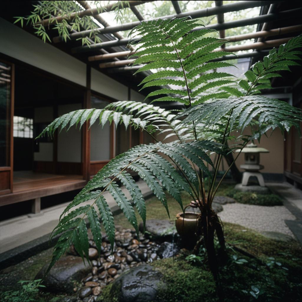 Ostindische Stechfarn (Arachniodes simplicior)