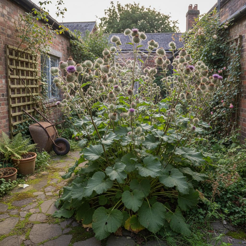 Kleine Klette (Arctium minus)