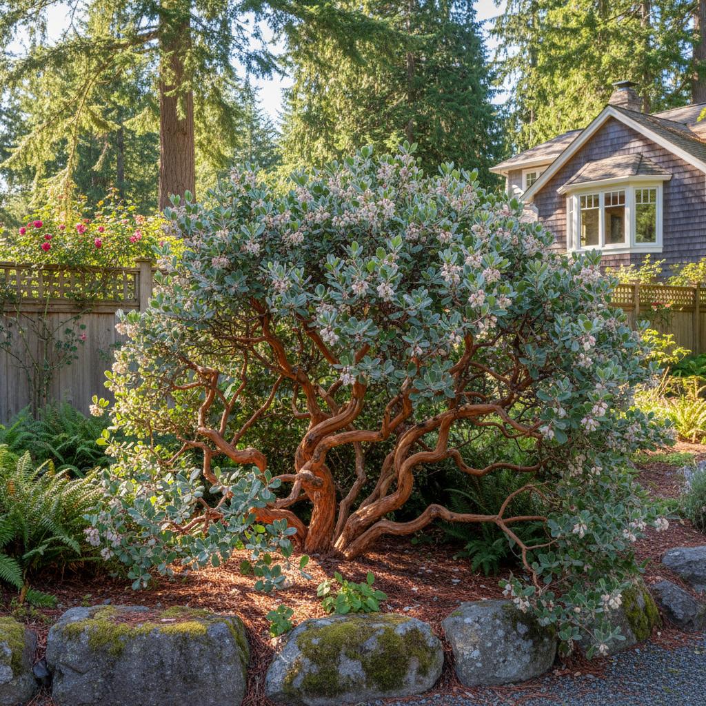 Haarbürzlige Manzanite (Arctostaphylos columbiana)
