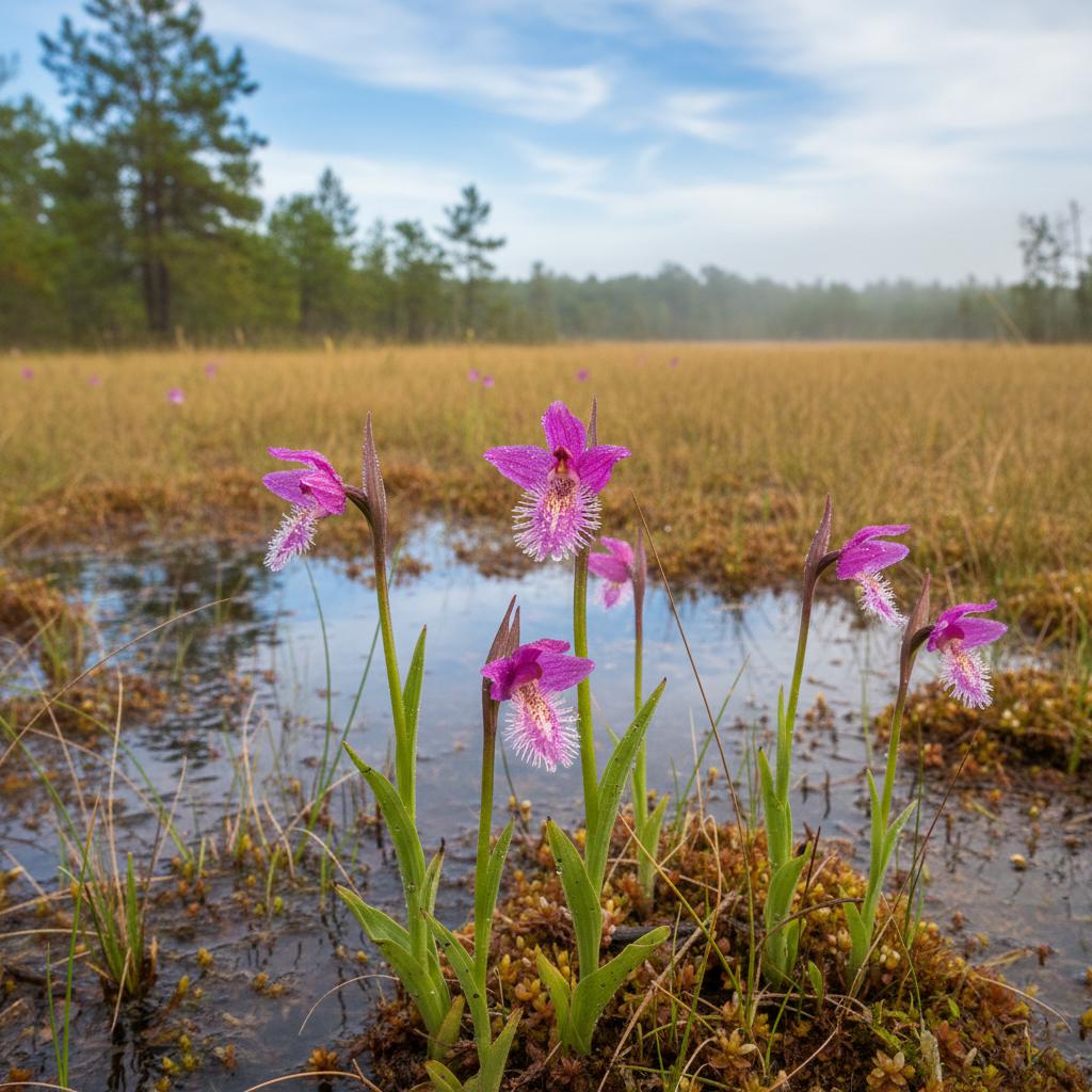 Sumpfarethuse (Arethusa bulbosa)