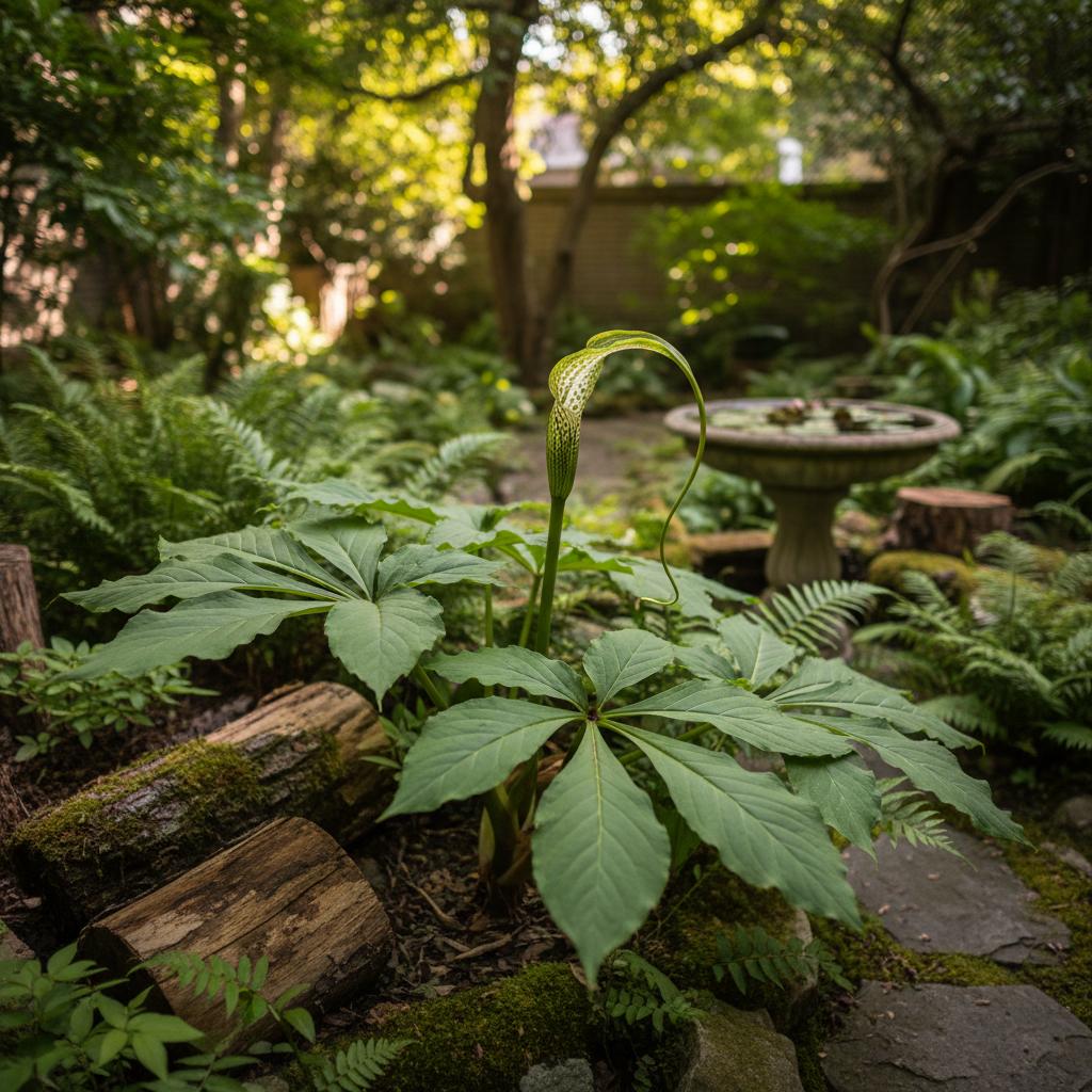 Drachenwurz (Arisaema dracontium)