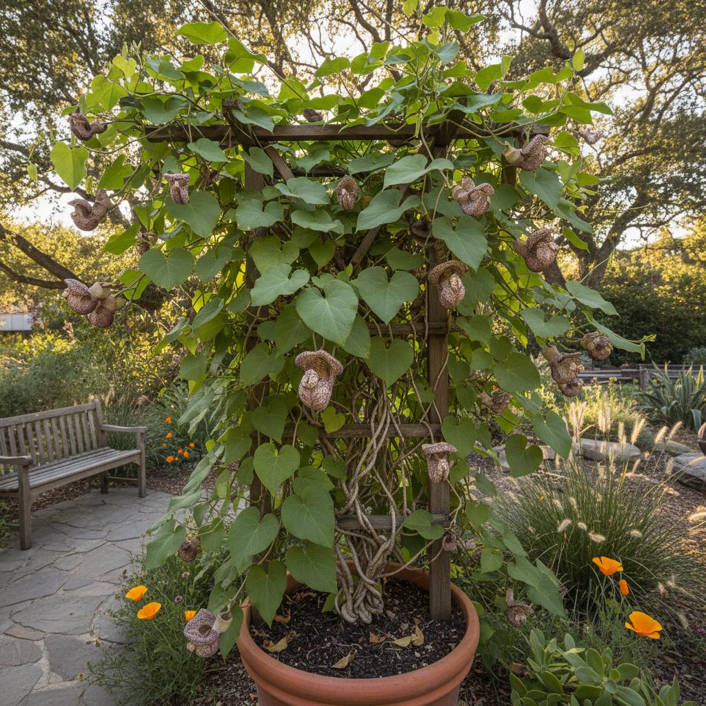 Kalifornien-Pfeifenblume (Aristolochia californica)