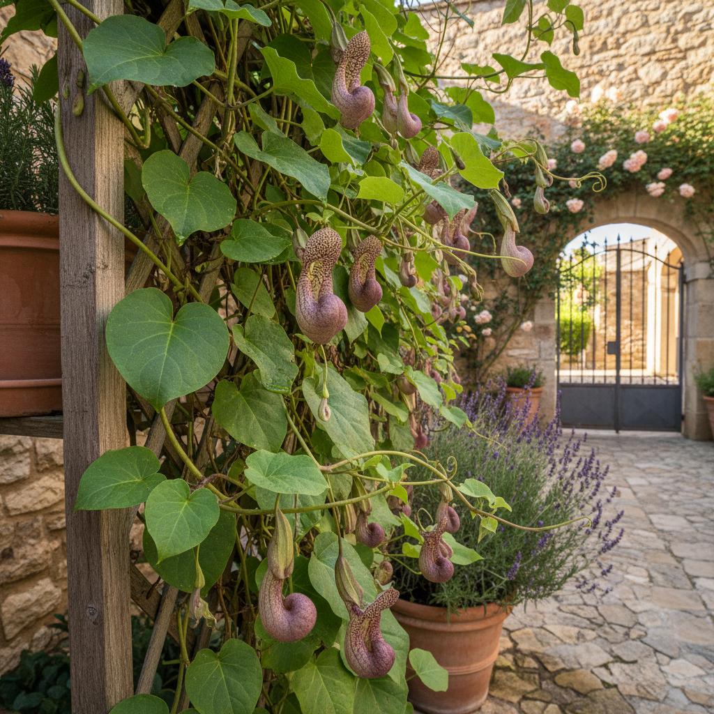 Fontanes' Pfeifenblume (Aristolochia fontanesii)