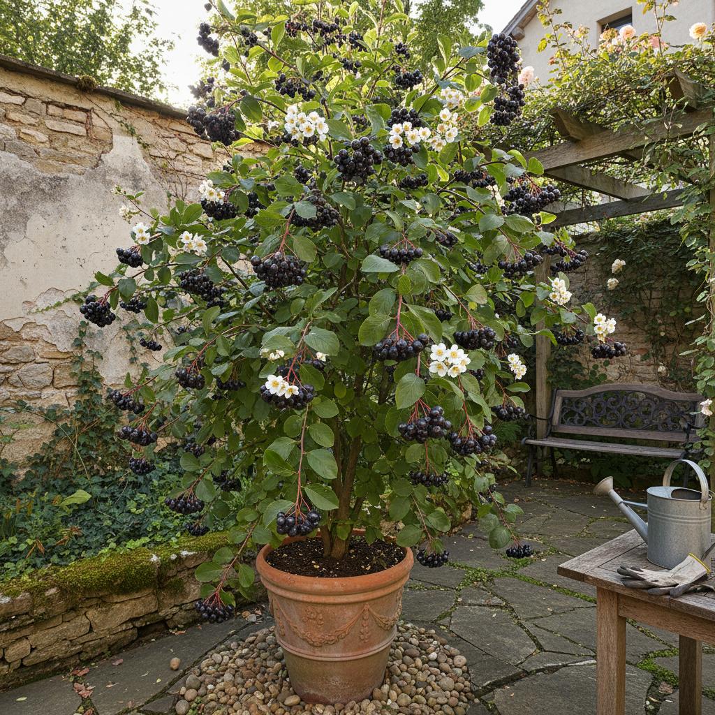 Schwarze Aronie (Schwarze Apfelbeere) (Aronia melanocarpa)
