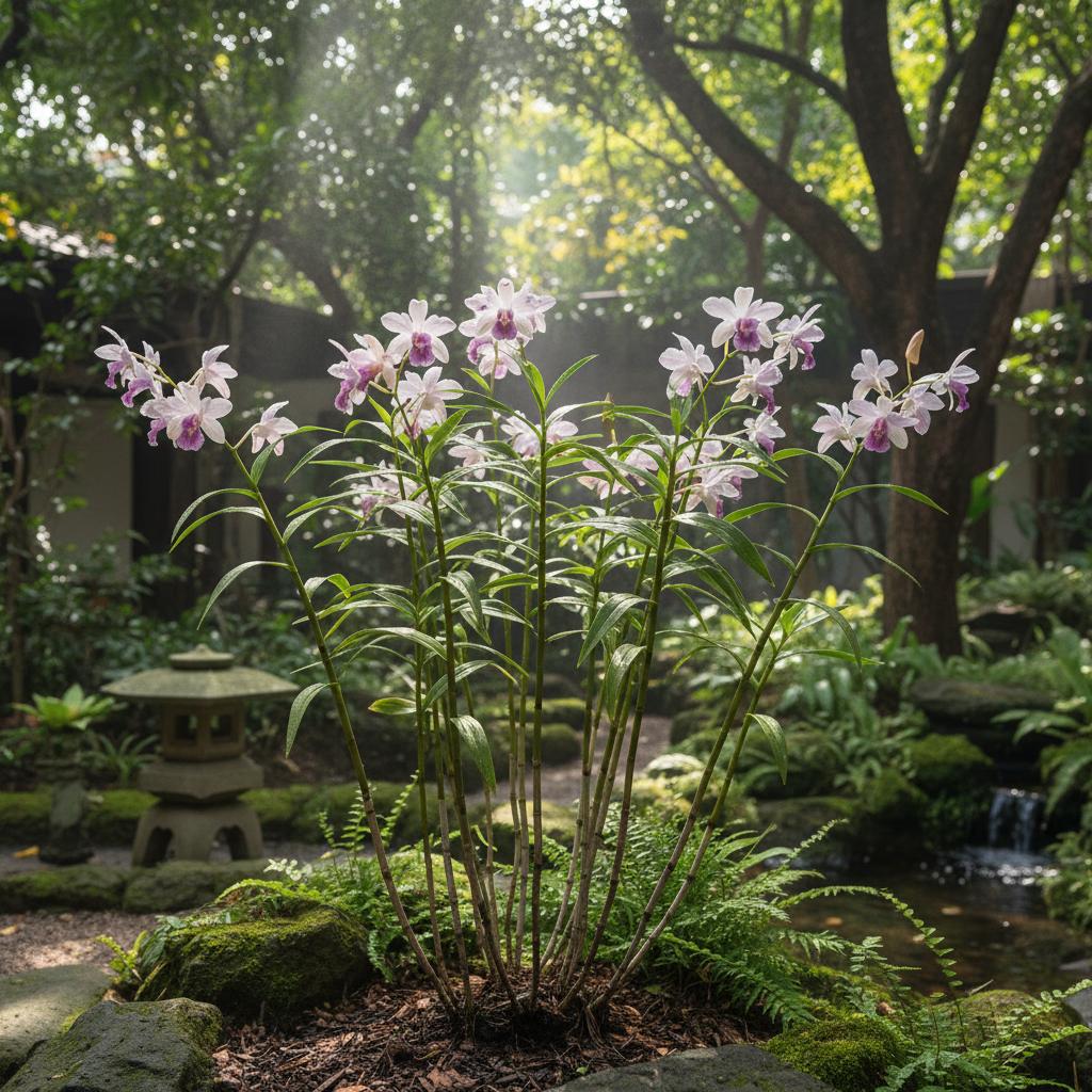 Bambusorchidee (Arundina graminifolia)